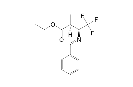 (2R*,3R*)-ETHYL-2-METHYL-3-(N-BENZYLIDENEAMINO)-4,4,4-TRIFLUOROBUTYRATE