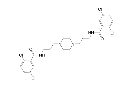 2,5-dichloro-N-[3-(4-{3-[(2,5-dichlorobenzoyl)amino]propyl}-1-piperazinyl)propyl]benzamide
