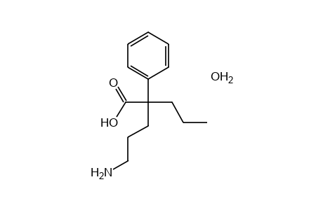 5-AMINO-2-PHENYL-2-PROPYLVALERIC ACID, HYDRATE