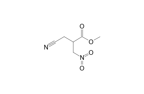 2-(cyanomethyl)-3-nitro-propionic acid methyl ester
