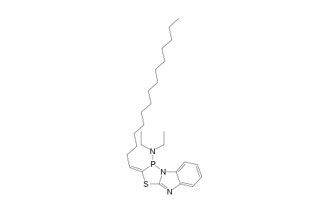 Diethyl-(2-(E)-pentadecyliden-benzo[4,5]imidazo[2,1b][1,3,4]thiazaphospol-3-yl)-amine