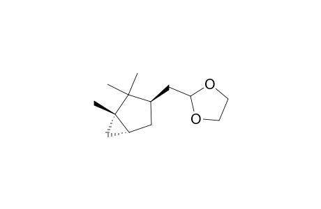 2-[(1',2',2'-Trimethylbicyclo[3.1.0]hex-3'-yl)methyl]-1,3-dioxolane