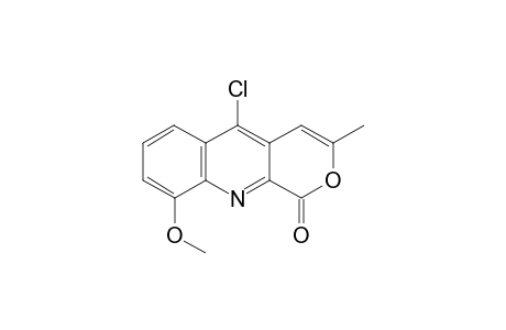 5-Chloro-9-methoxy-3-methyl-1H-pyrano-[3,4-b]-quinolin-1-one