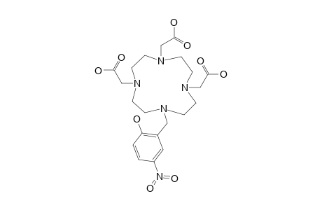 1-METHYLENE-(PARA-NITROPHENOL)-1,4,7,10-TETRAAZACYCLODODECANE-4,7,10-TRIACETIC_ACID;NP-DO3A