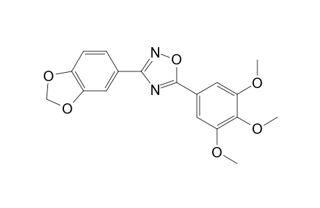 1,2,4-Oxadiazole, 3-(1,3-benzodioxol-5-yl)-5-(3,4,5-trimethoxyphenyl)-