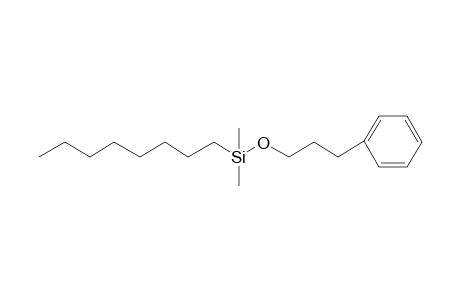 Dimethyl(octyl)(3-phenylpropoxy)silane