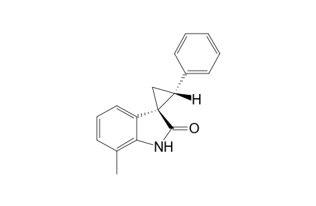 (1S,2R)-7'-methyl-2-phenylspiro[cyclopropane-1,3'-indolin]-2'-one