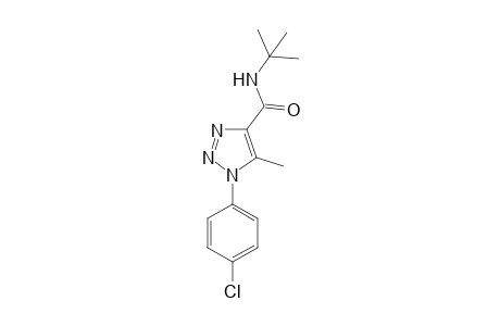 N-tert-butyl-1-(4-chlorophenyl)-5-methyl-1H-1,2,3-triazole-4-carboxamide