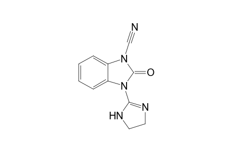 3-Cyano-1-(4,5-dihydro-1H-imidazol-2-yl)-1,3-dihydrobenzimidazole-2-one