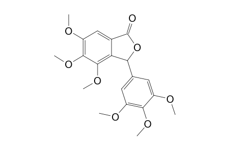 4,5,6-Trimethoxy-3-(3,4,5-trimethoxy-phenyl)-3H-isobenzofuran-1-one