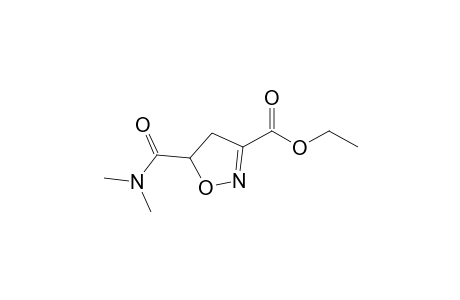 Ethyl 5-[(N,N-dimethylamino)carbonyl]-4,5-dihydroisoxazole-3-carboxylate