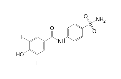 3,5-diiodo-4-hydroxy-4'-sulfamoylbenzanilide