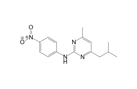 4-lsobutyl-6-methyl-2-(4-nitroanilino)pyrimidine
