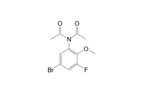 5-Bromo-3-fluoro-2-methoxyaniline, N,N-bis-acetyl