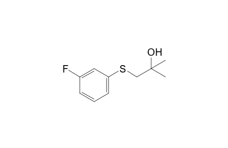 1-((3-Fluorophenyl)thio)-2-methylpropan-2-ol