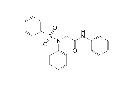 acetamide, N-phenyl-2-[phenyl(phenylsulfonyl)amino]-