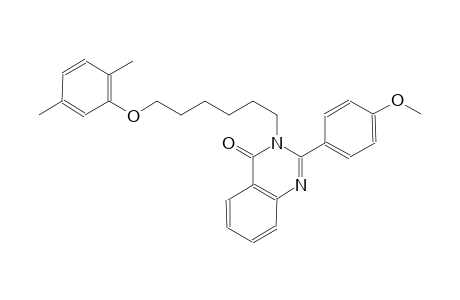 3-[6-(2,5-dimethylphenoxy)hexyl]-2-(4-methoxyphenyl)-4(3H)-quinazolinone