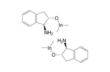 bis-(+/-)-dimethylindium-trans-1-amino-2-indanolate