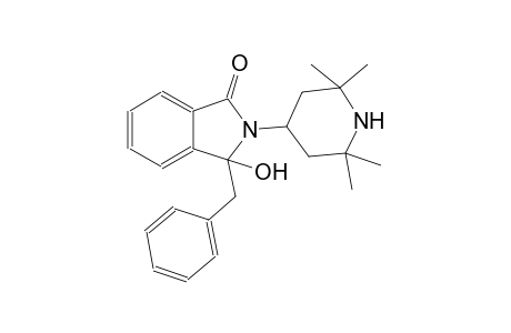 3-benzyl-3-hydroxy-2-(2,2,6,6-tetramethyl-4-piperidinyl)-1-isoindolinone