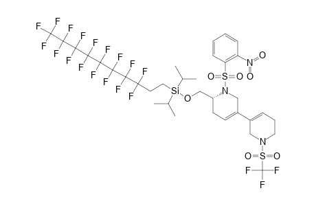 #S16;(R)-6-[[(3,3,4,4,5,5,6,6,7,7,8,8,9,9,10,10,10-HEPTADECAFLUORODECYL)-DIISOPROPYLSILYLOXY]-METHYL]-1-(2-NITROPHENYLSULFONYL)-1-(TRIFLUOROMETHYLSULFONYL)-1,1