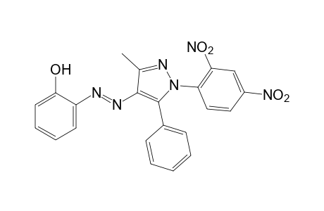 1-(2,4-dinitrophenyl)-4-[(o-hydroxyphenyl)azo]-3-methyl-5-phenylpyrazole