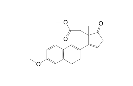 D-3-methoxy-17-oxo-9(11)-secoestra-1,3,5(10)8,14-pentaen-11-oic acid methyl ester