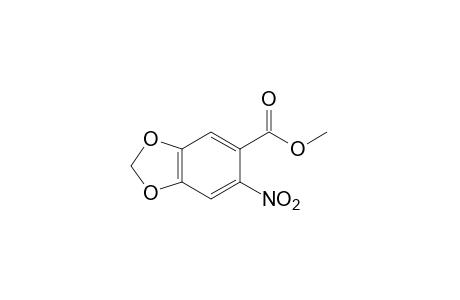 6-nitropiperonylic acid, methyl ester