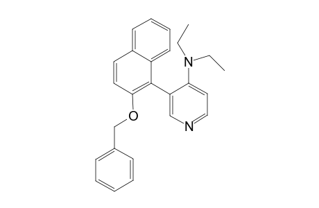 N,N-Diethy {3-[2-(phenylmethoxy)naphthyl](4-pyridyl)}amine
