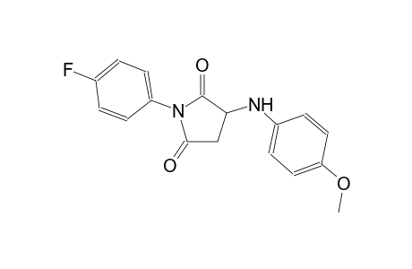 2,5-pyrrolidinedione, 1-(4-fluorophenyl)-3-[(4-methoxyphenyl)amino]-