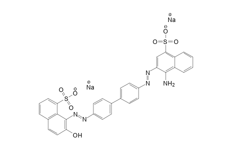 1-Naphthalenesulfonic acid, 4-amino-3-[[4'-[(2-hydroxy-8-sulfo-1-naphthalenyl)azo][1,1'-biphenyl]-4-yl]azo]-, disodium salt