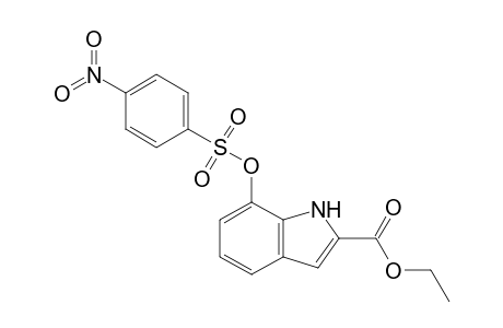 Ethyl 7-(4-Nitrobenzenesulfonyloxy)indole-2-carboxylate