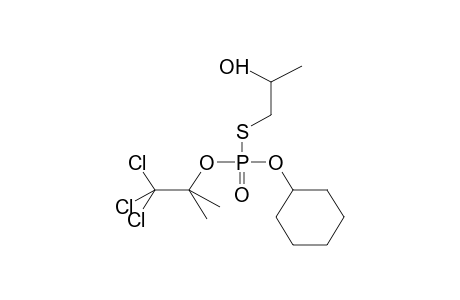 O-(ALPHA-TRICHLOROMETHYLISOPROPYL)-O-CYCLOHEXYL-S-(2-HYDROXYPROPYL)THIOPHOSPHATE