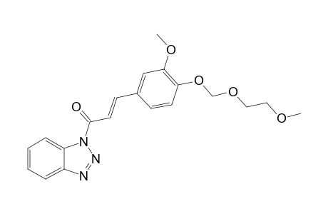 (2E)-1-(BENZOTRIAZOL-1-YL)-3-[3-METHOXY-4-(2-METHOXYETHOXYMETHOXY)-PHENYL]-PROPENONE