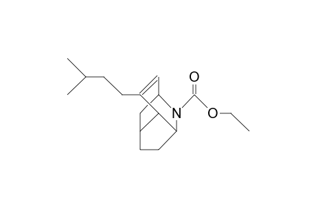 N-Ethoxycarbonyl-8-isopentyl-2-aza-tricyclo(4.3.1.0/3,7/)dec-8-ene