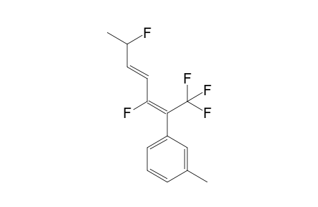 1,1,1,3,6-Pentafluoro-2-(3-methylphenyl)hepta-2E,4E-diene