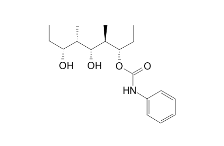 3,5-Dihydroxy-4,6-dimethylnonan-7-yl phenylcarbamate