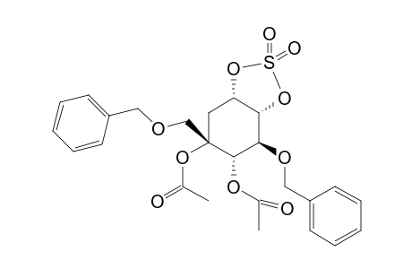 (1R,2S,3S,4S,5S)-4,5-Di-O-acetyl-3-O-benzyl-5-((benzyloxy)methyl)-1,2-O,O-sulfonylcyclohexane-1,2,3,4,5-pentol