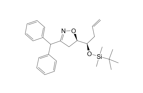 (R)-3-Diphenylmethyl-syn-5-[(R)-1-(tert-butyldimethylsilyloxy)-3-butenyl]isoxazole