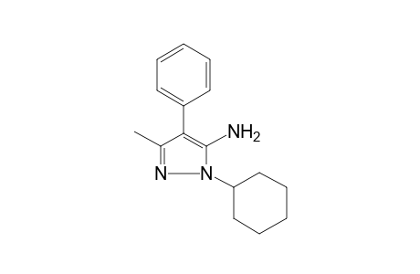 1-Cyclohexyl-3-methyl-4-phenyl-1H-pyrazol-5-amine