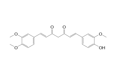(1E,6E)-1-(3,4-dimethoxyphenyl)-7-(3-methoxy-4-oxidanyl-phenyl)hepta-1,6-diene-3,5-dione