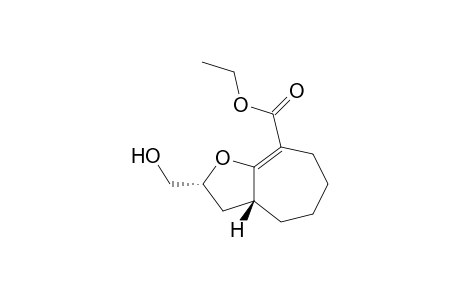 (2R,3aR)-2-Hydroxymethyl-3,3a,4,5,6,7-hexahydro-2H-cyclohepta[b]furan-8-carboxylic acid ethyl ester