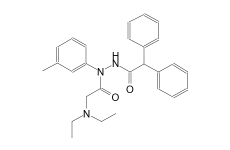 acetic acid, (diethylamino)-, 2-(2,2-diphenylacetyl)-1-(3-methylphenyl)hydrazide