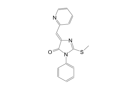 (5Z)-2-(methylsulfanyl)-3-phenyl-5-(2-pyridinylmethylene)-3,5-dihydro-4H-imidazol-4-one