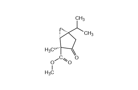 3-oxo-4 beta-thujonecarboxylic acid, methyl ester