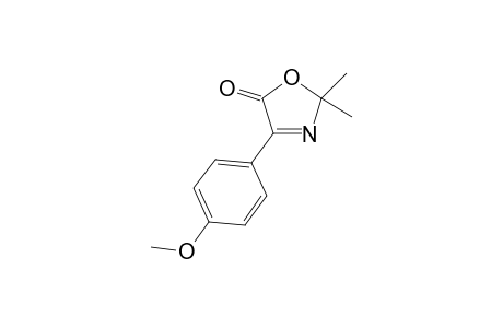 4-(4-Methoxyphenyl)-2,2-dimethyl-.delta.3-1,3-oxazolin-5-one