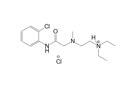 2-[[2-(2-chloroanilino)-2-oxoethyl](methyl)amino]-N,N-diethylethanaminium chloride