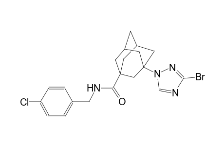 3-(3-bromo-1H-1,2,4-triazol-1-yl)-N-(4-chlorobenzyl)-1-adamantanecarboxamide