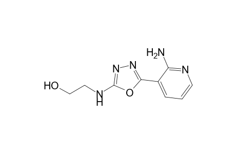 5-(2-Amino-3-pyridyl)-2-(2-hydroxyethylamino)-1,3,4-oxadiazole