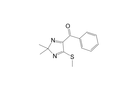 2,2-Dimethyl-4-benzoyl-5-methylthio-2H-imidazole