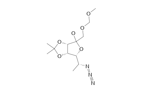 6-AZIDO-6,7-DIDEOXY-3,4-O-ISOPROPYLIDENE-1-O-METHOXYMETHYL-D-GULO-HEPT-2-ULOFURANOSE